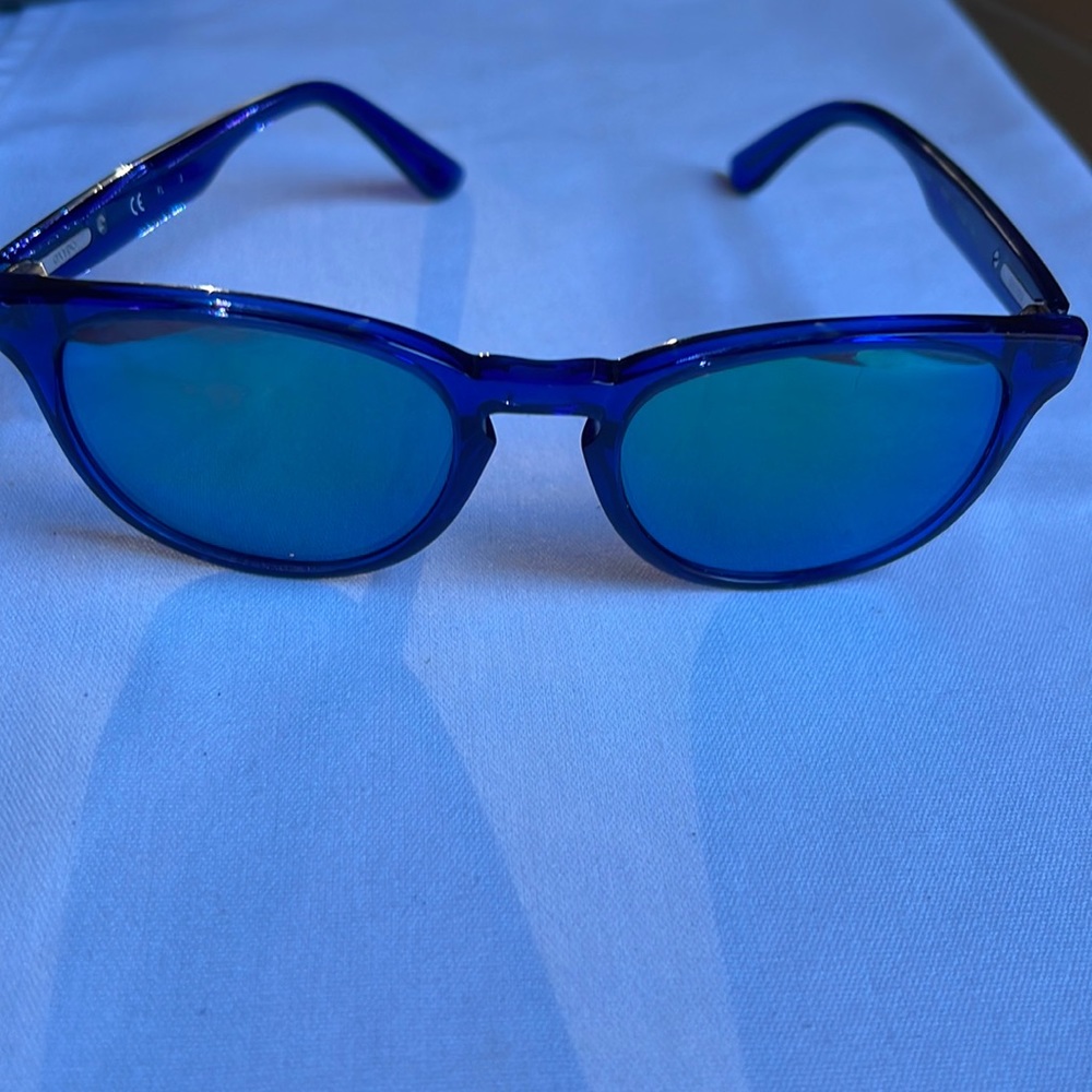 OXYDO 1063 51 20 145 UNISEX blue plastic frames, mirrored green lens. So cool on